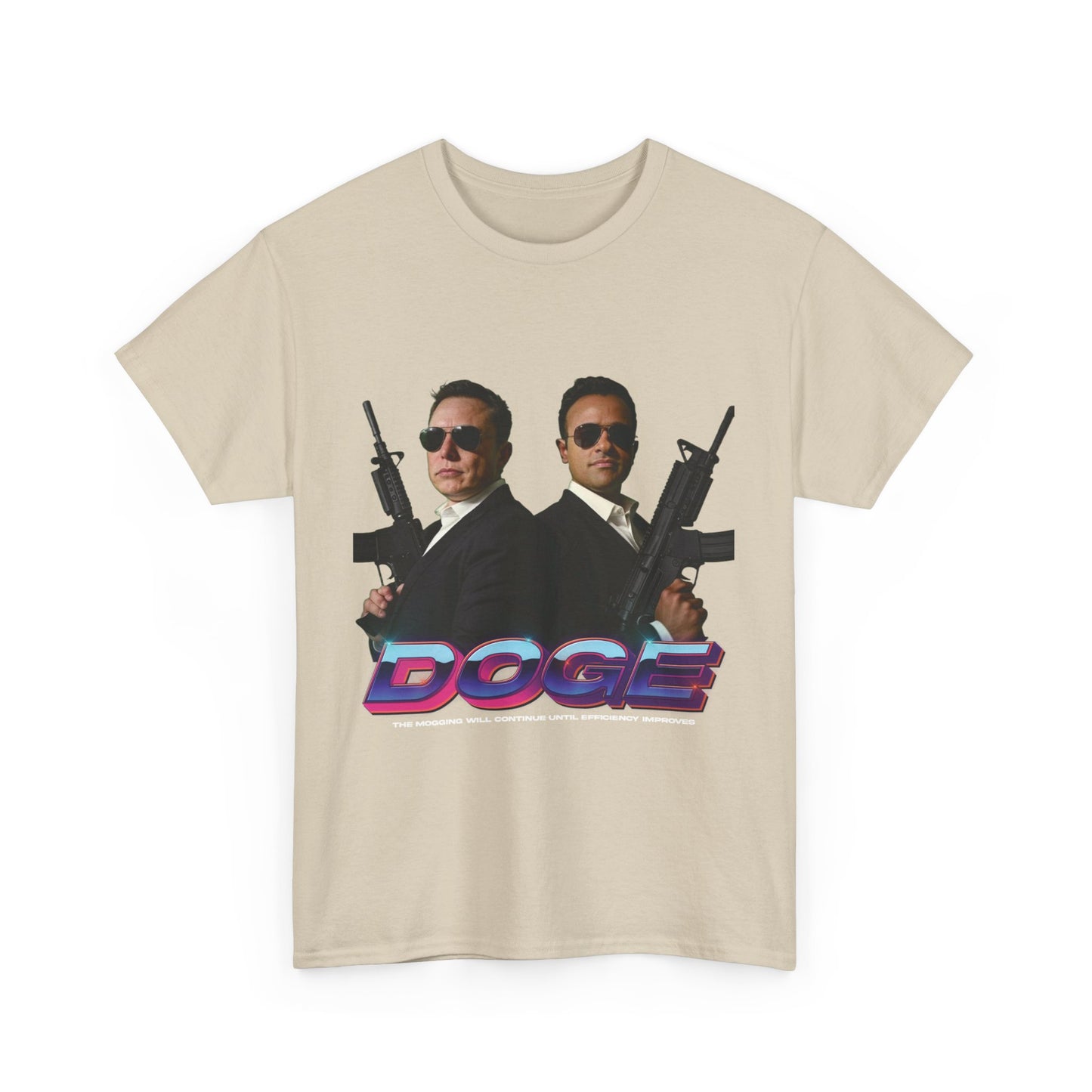 DOGE Elon Musk & Vivek Ramaswamy Heavy Unisex Tee